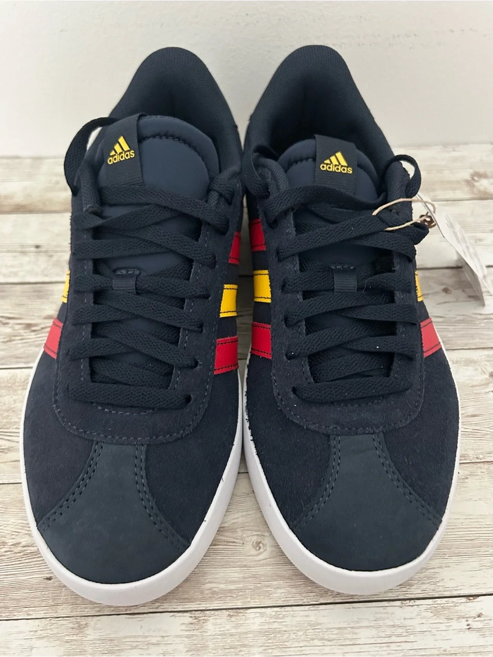 NWT Adidas Mens Vl Court 3.0 in Legend Ink Better Scarlet size 7.5 Skateboarding